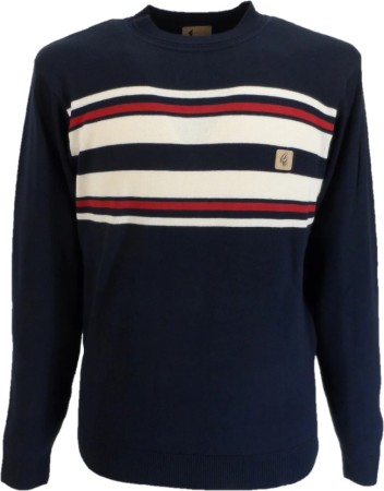 V55GM19 Liam Striped Knitwear