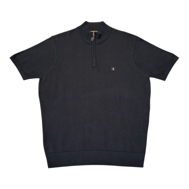 V56GK18 Lasso 1/4 Zip Knitwear Navy
