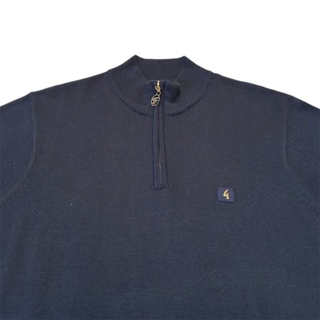 V56GK18 Lasso 1/4 Zip Knitwear Navy