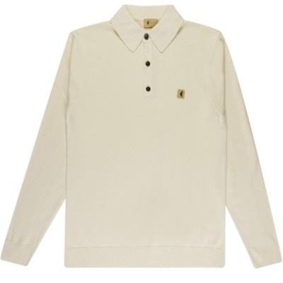 V00GK08 Francesco Long Sleeve Knitted Polo
