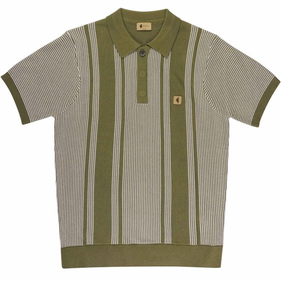 V52GM04 Dante Knitted Polo Spruce
