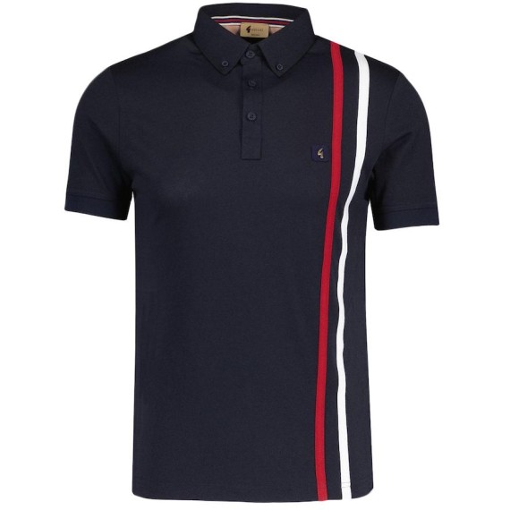 V54GX04 Patrick Racing Stripe Polo Navy
