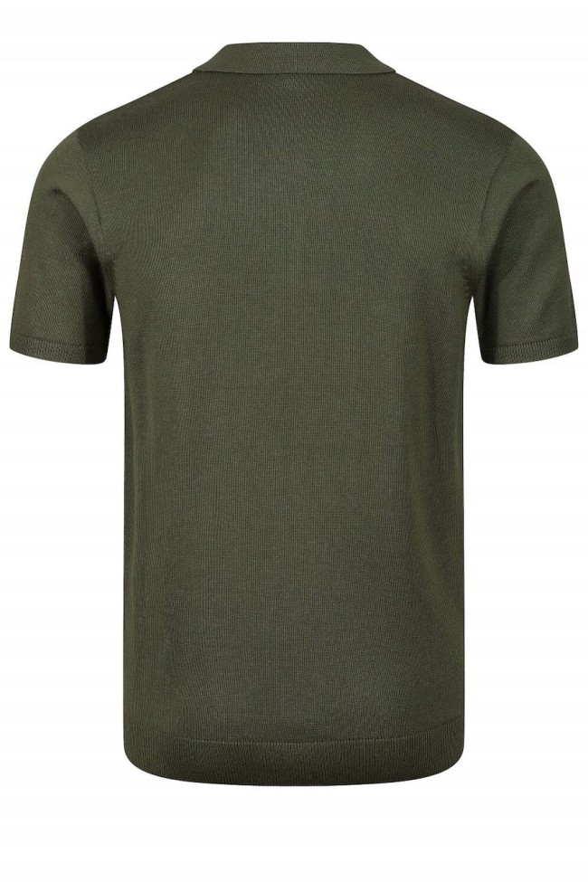 V19GK04 Jackson Short Sleeve Knit Polo Forest