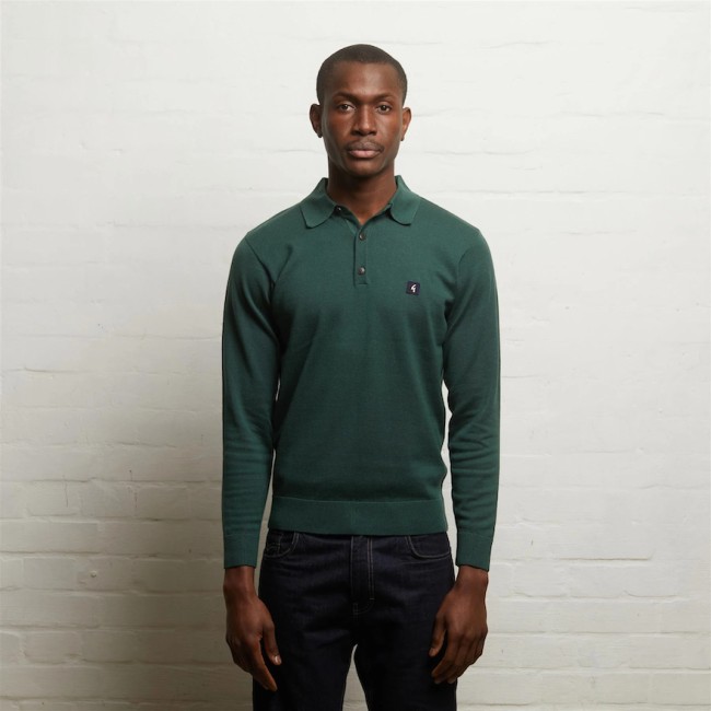Ivy V55GK08 Francesco Long Sleeve Knitted Polo
