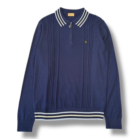 V19GM42A Ronnie Zip Knitted Polo