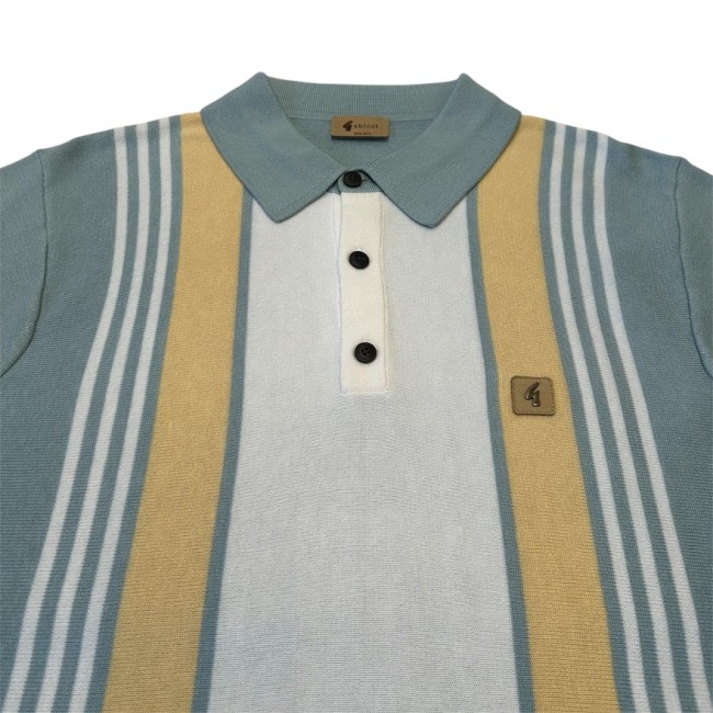 V56GM00 Searle Knitted Polo Mint