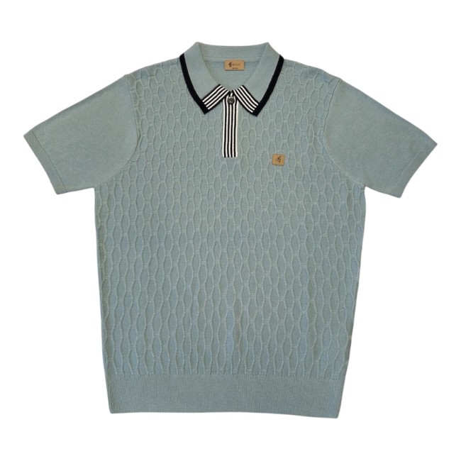 Mint V56GM01 Bourne Textured Knitted Polo