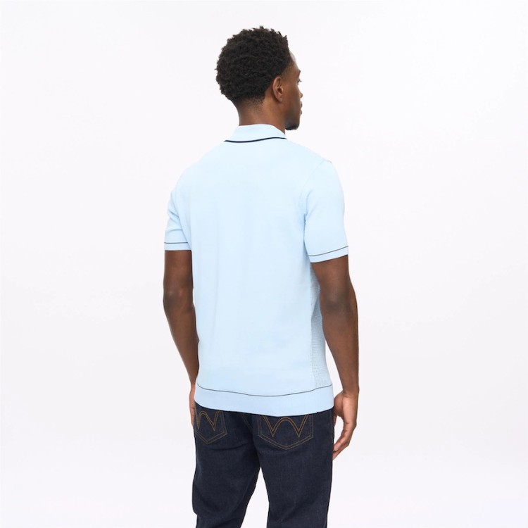 V56GM24 Di Lello Archive Knit Polo Surf