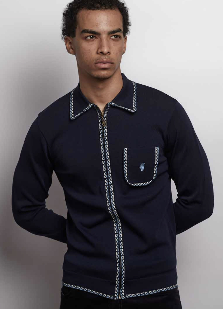 Gabicci Vintage V57GM25 Nick Archive Knit Polo