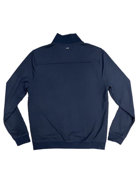 SW1000 Zip Through Quilted Sweat Jacket Navy