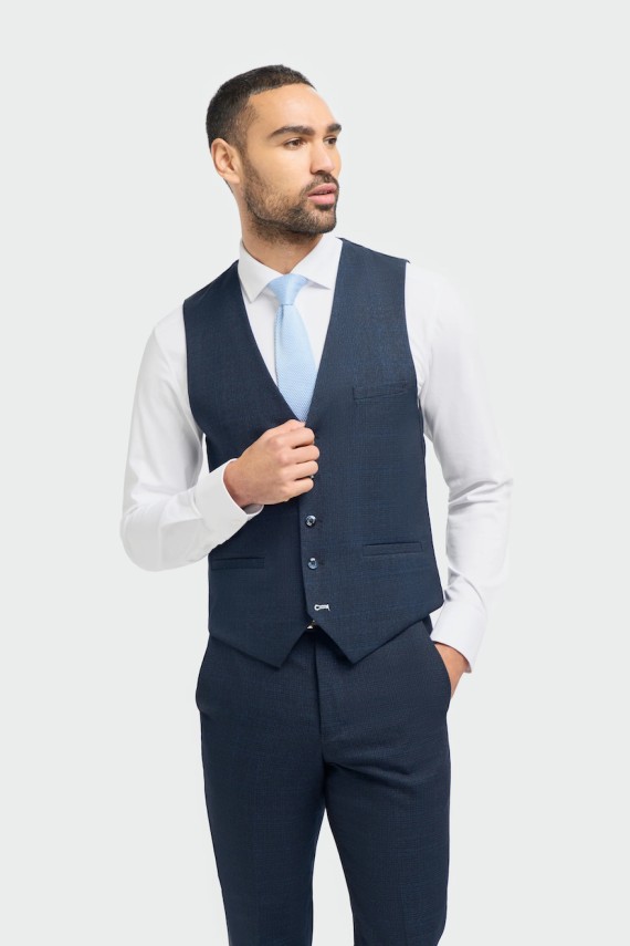 Caridi Navy 3 Piece Suit Navy