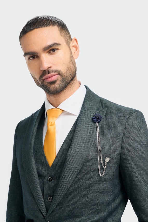 Caridi Olive 3 Piece Suit Olive