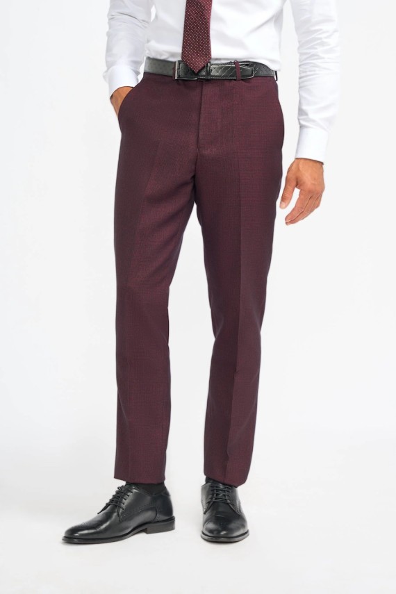 Caridi Wine 3 Piece Suit Wine