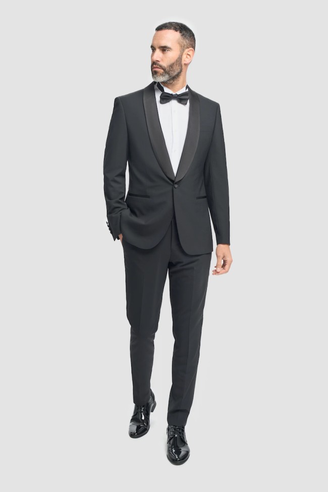 Aspen Black Two Piece Dinner Suit Black