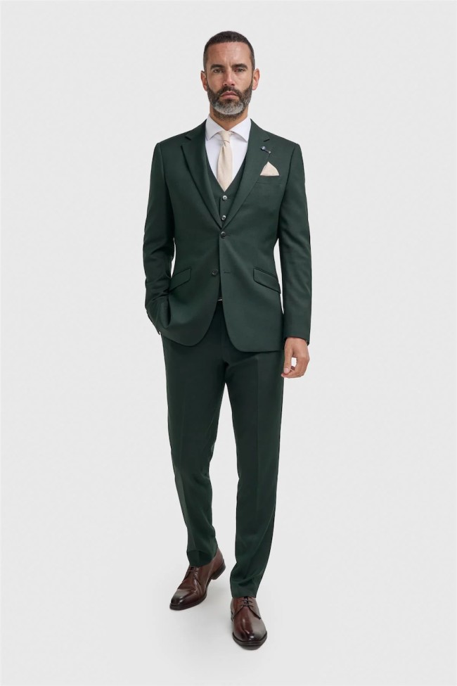 Malibu Forest Green Three Piece Suit Forest Green