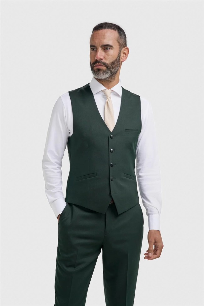 Malibu Forest Green Three Piece Suit Forest Green