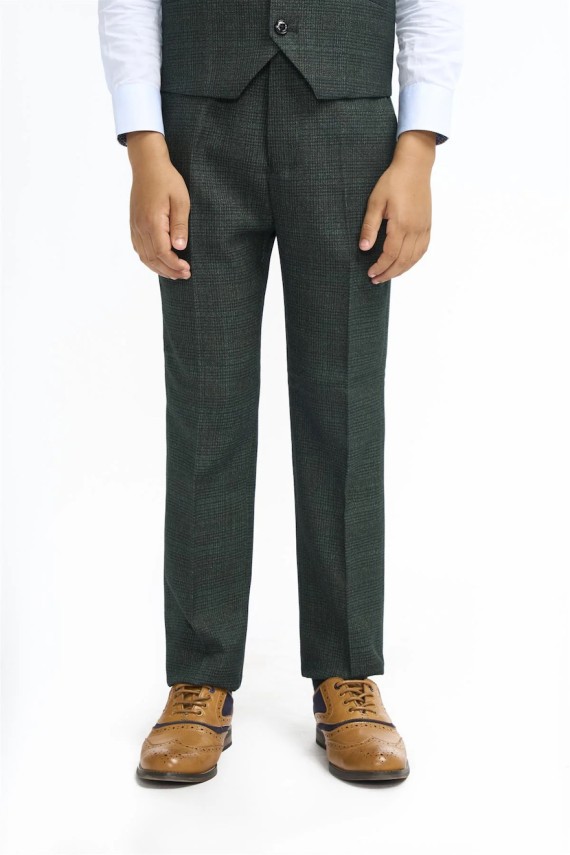 Caridi Olive Boys Three Piece Suit Olive