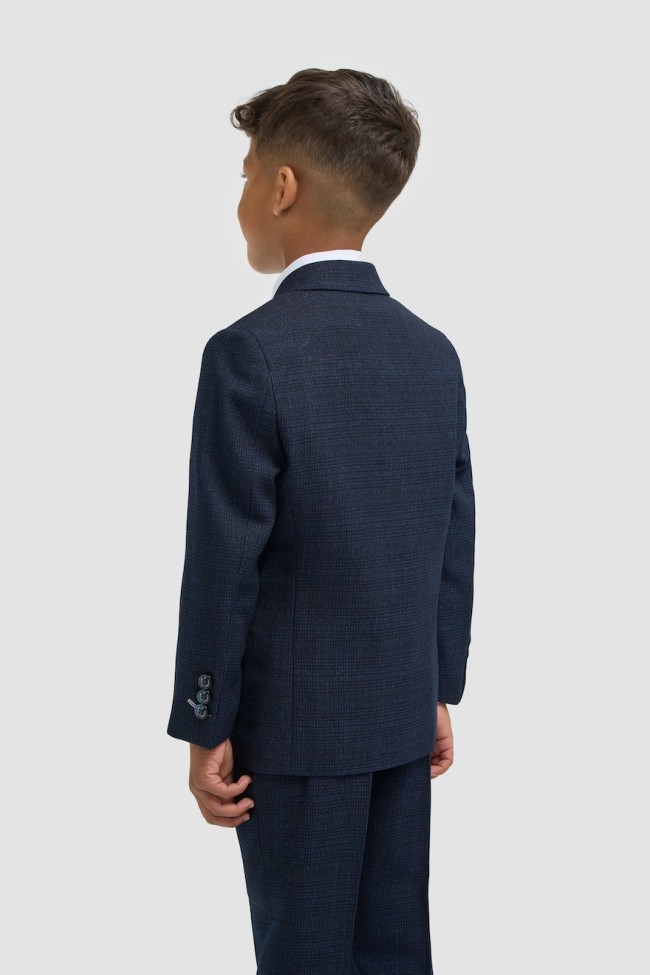 Caridi Navy Boys Three Piece Suit Navy