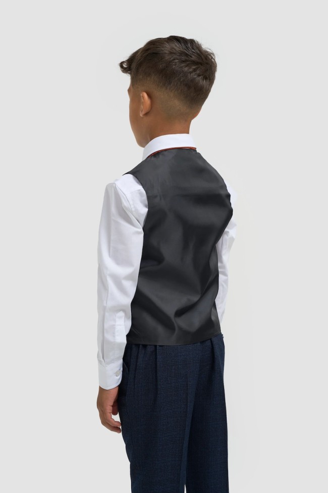 Caridi Navy Boys Three Piece Suit Navy