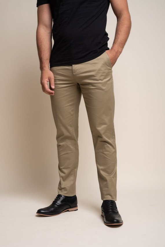 Dakota Chino Trouser Stone
