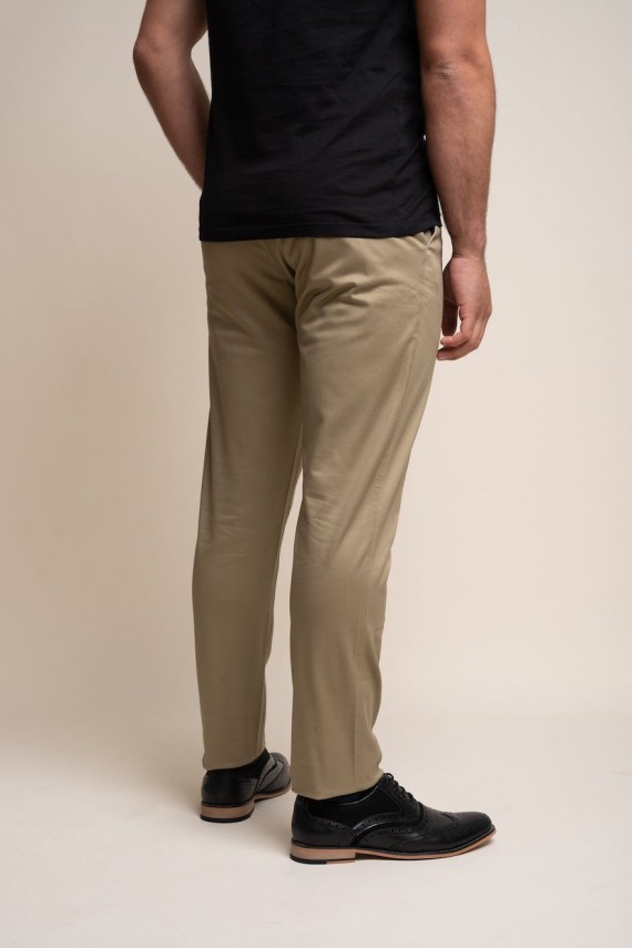 Dakota Chino Trouser Stone