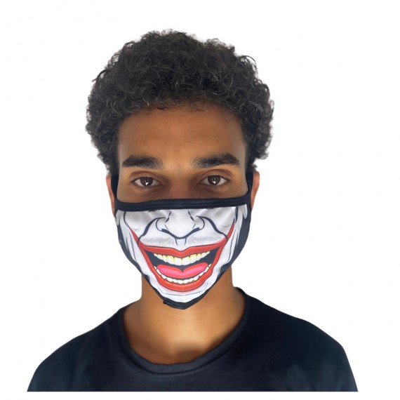 Smile Face Mask Black