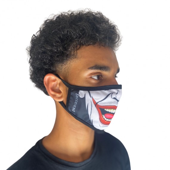 Smile Face Mask Black