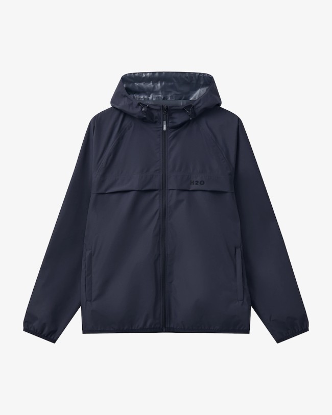 Navy-2500 Romo LW Packable Rain Jacket