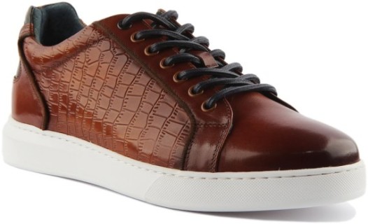 Match Lace Up Leather Shoe