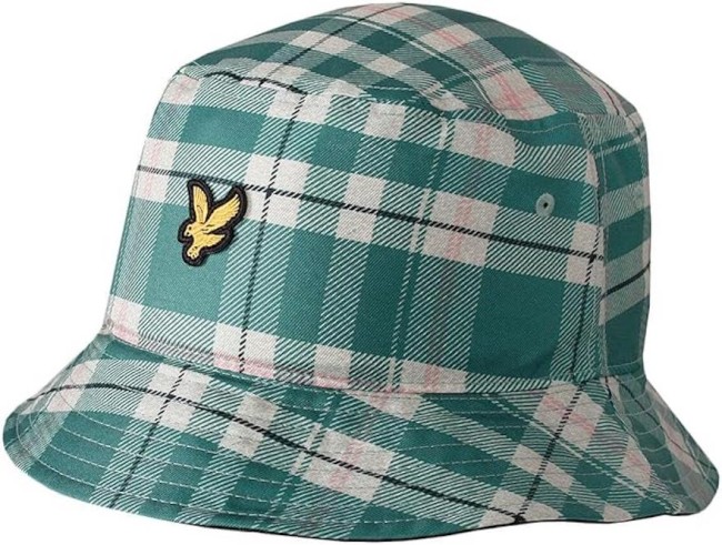 HE2406A Tartan Bucket Hat Everglade-W130