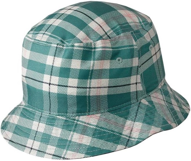 HE2406A Tartan Bucket Hat Everglade-W130
