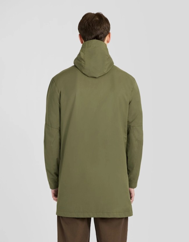 JK2504V Waxed Guard Parka True/Olive-Y294
