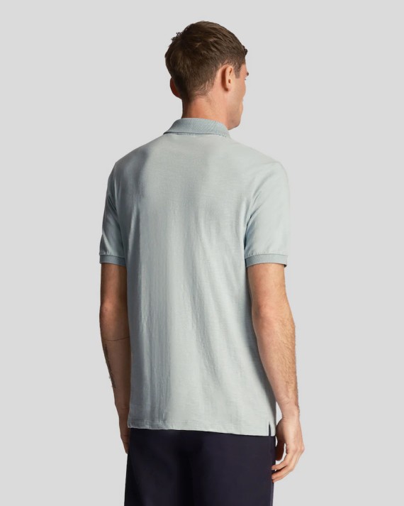 SP2000V Slub Polo Shirt Slate/Blue-A19