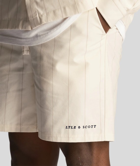 SH2006V Pinstripe Short Chalk-X157