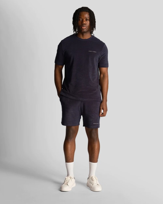 ML2008V Towelling Shorts Dark/Navy-Z271