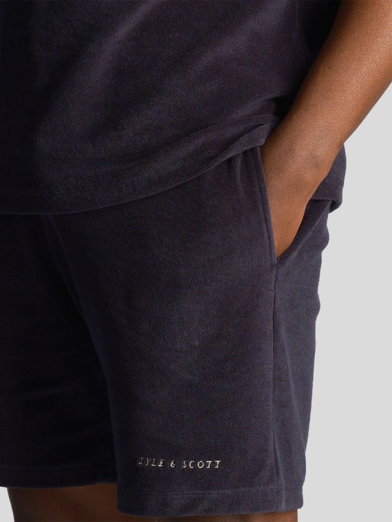 ML2008V Towelling Shorts Dark/Navy-Z271