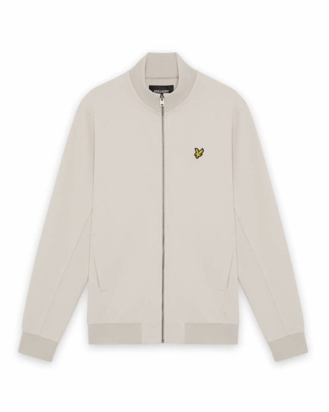 ML2416V Pique Zip Through Sweatshirt Pink/Tile-Y135