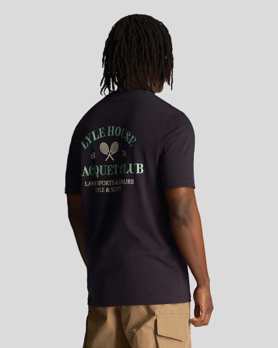 TS2009V Racquet Club T Shirt Dark/Navy-Z271