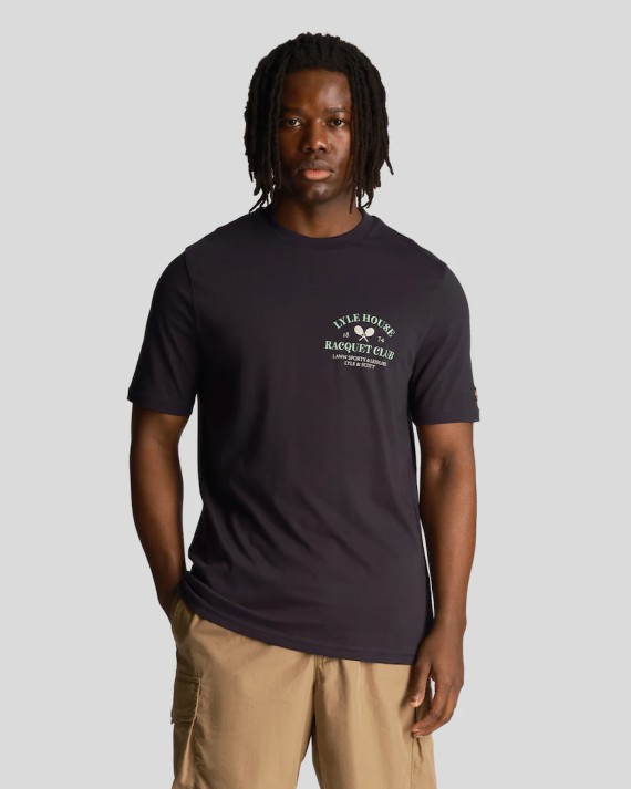 TS2009V Racquet Club T Shirt Dark/Navy-Z271