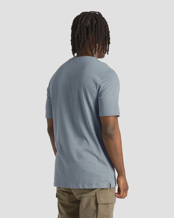 TS1804V Slub T Shirt Slate/Blue-A19