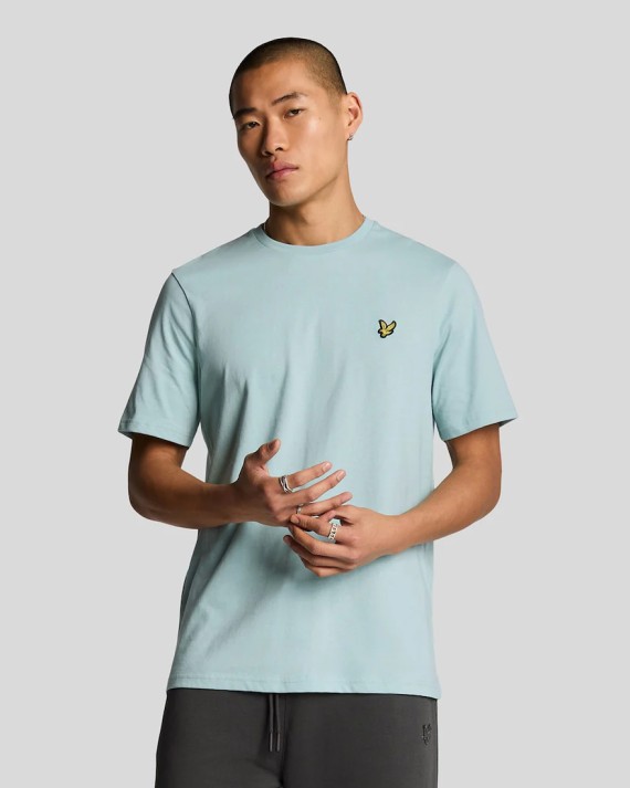 TS400VOG Plain Crew Neck T Shirt Future/Blue-X580