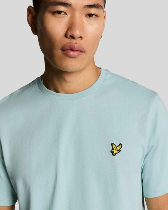 TS400VOG Plain Crew Neck T Shirt Future/Blue-X580