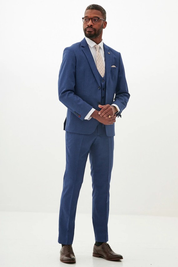 Ashley Navy 3 Piece Suit Navy