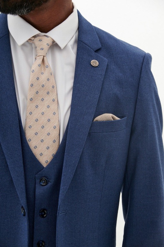 Ashley Navy 3 Piece Suit Navy