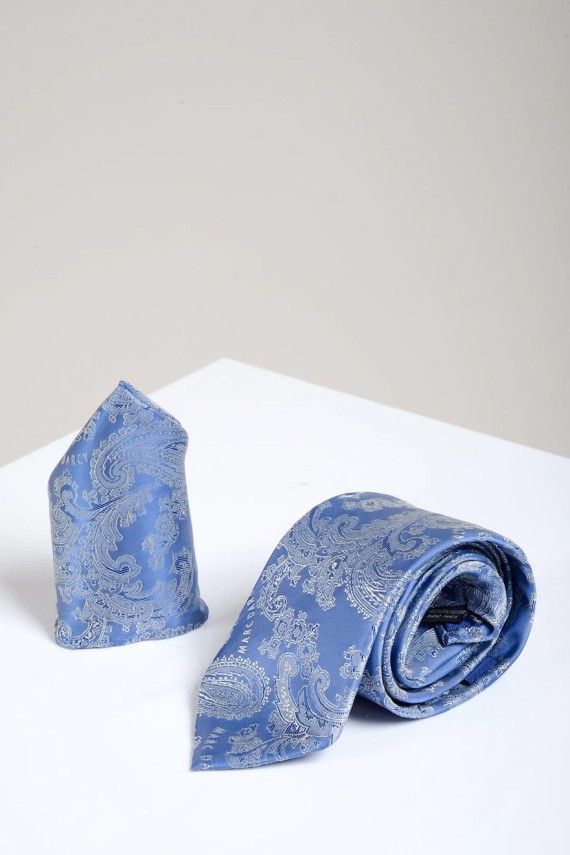 TS Paisley Tie Set Sky