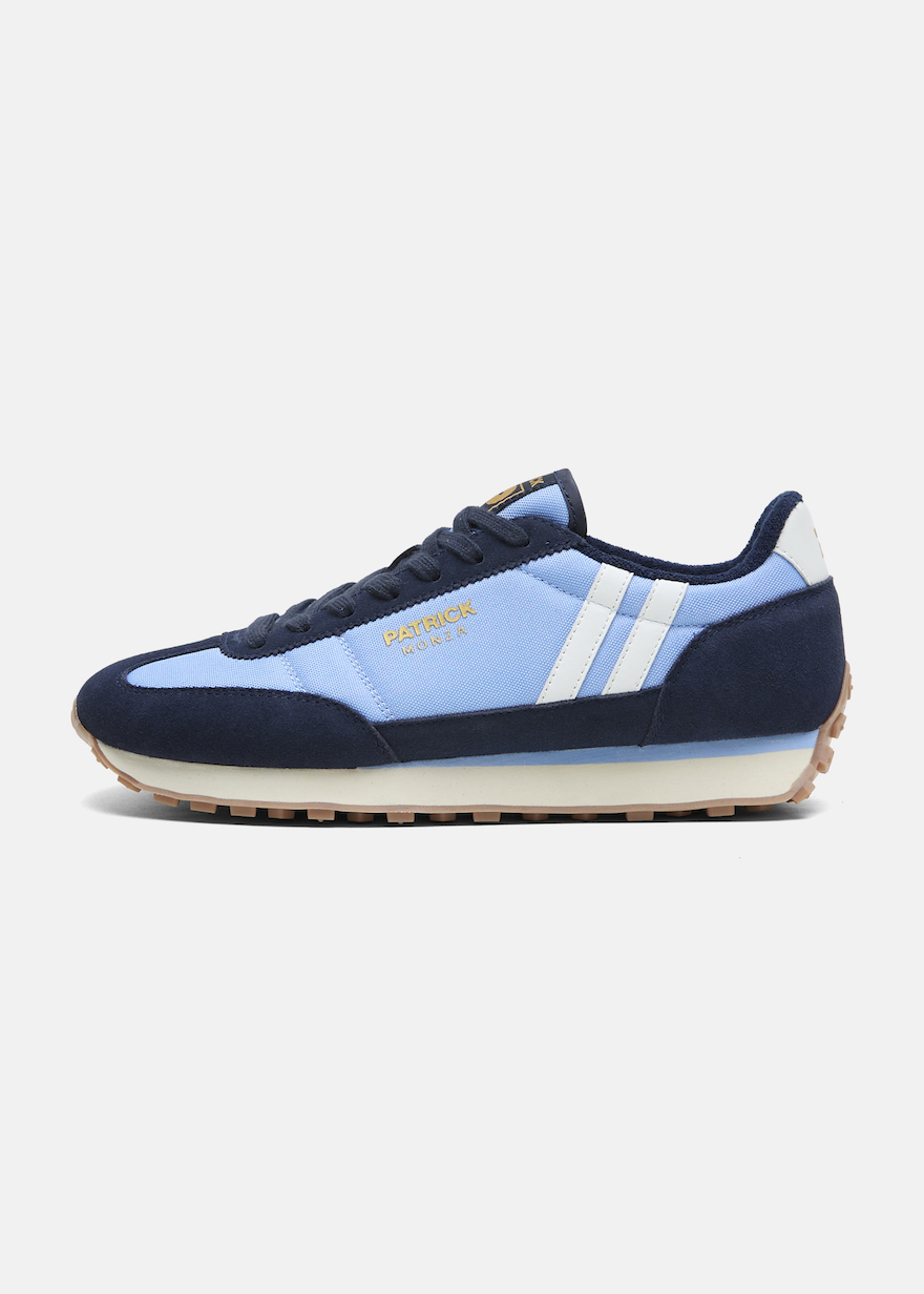 Patrick Monza Runner Navy/Sky Blue/White Trainer