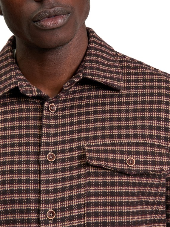 Puppytooth Overshirt Bark-391