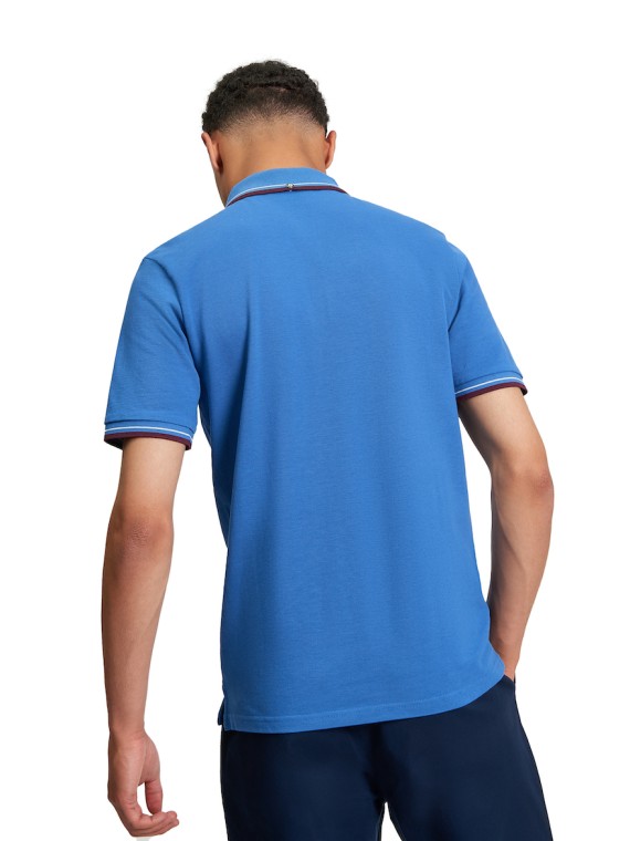 Signature Pique Polo Shirt Cobalt-042