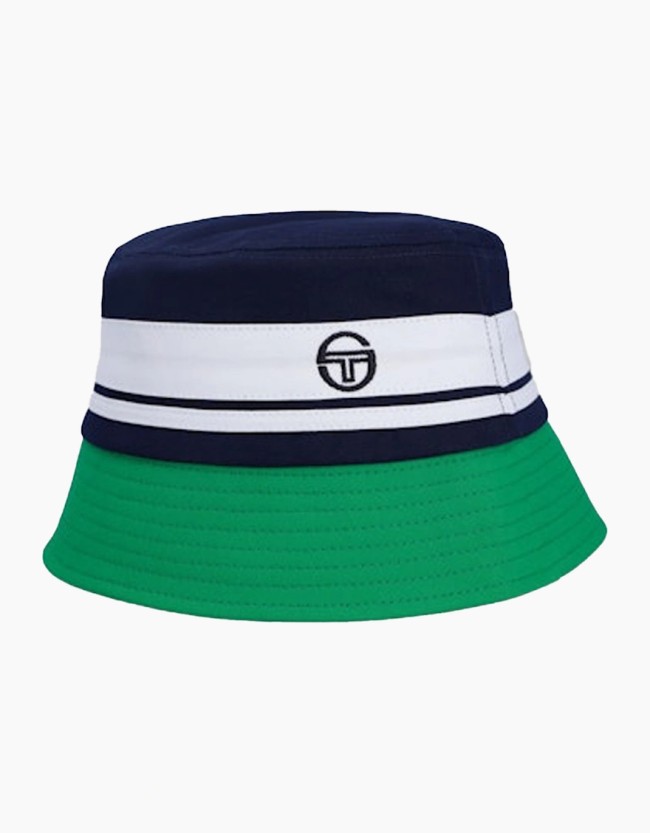 MaritimeBlue/White/FernGreen-253 Newsford Bucket Hat