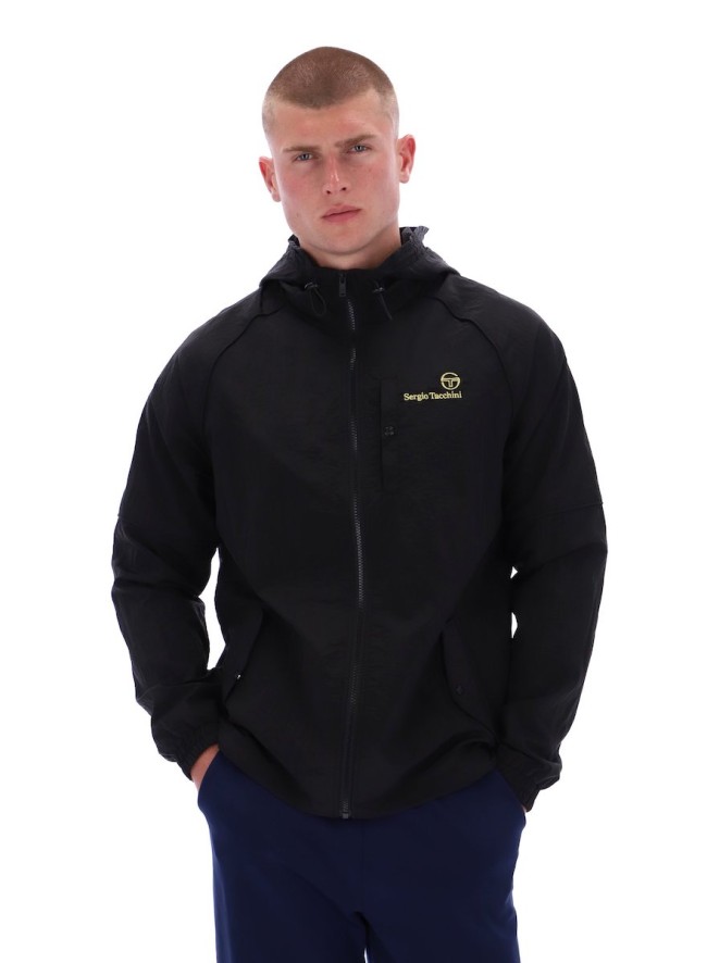 Maldini Zip Hooded Jacket Black-160